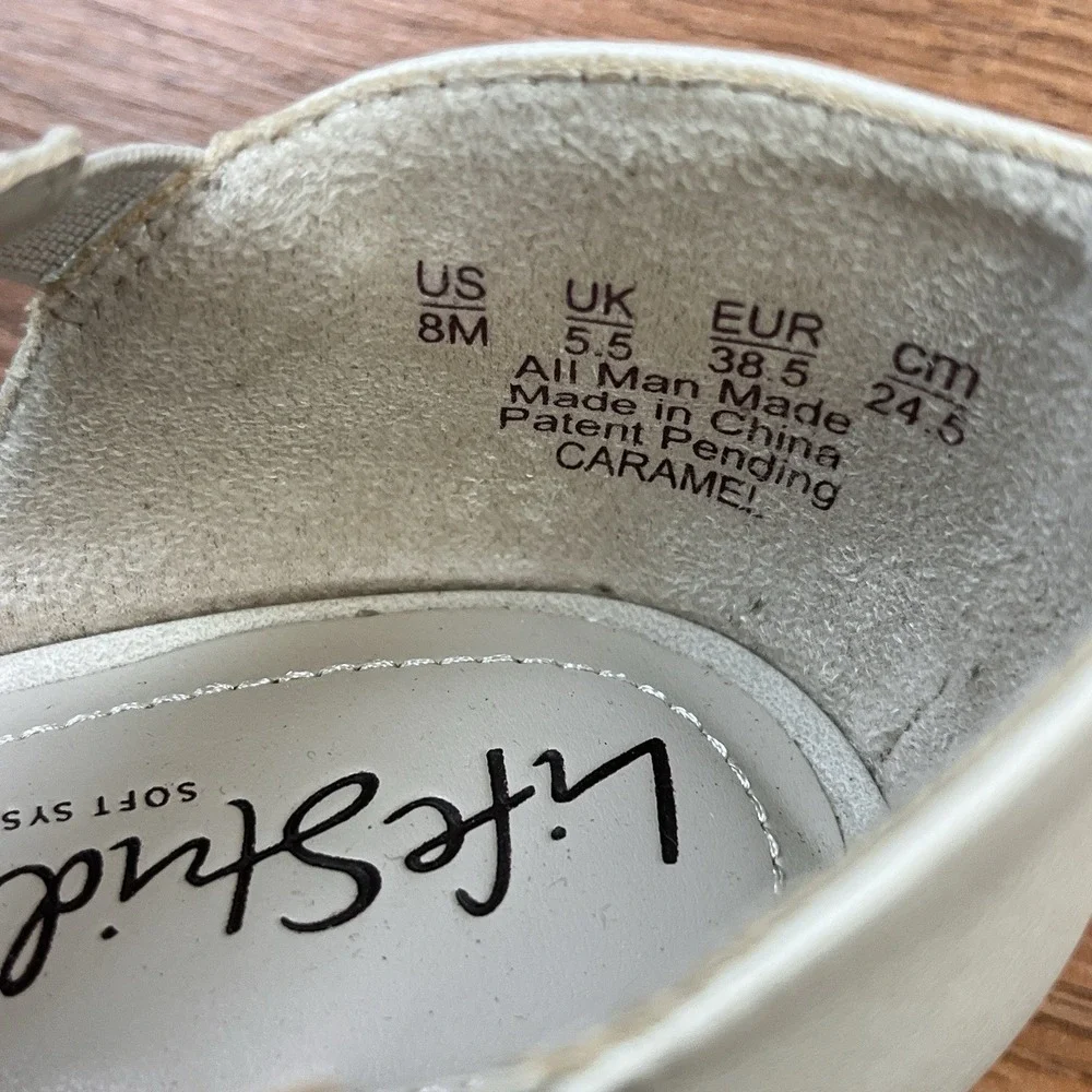 LifeStride Caramel Women's High Heels in‎ Almond Size 8 NEW